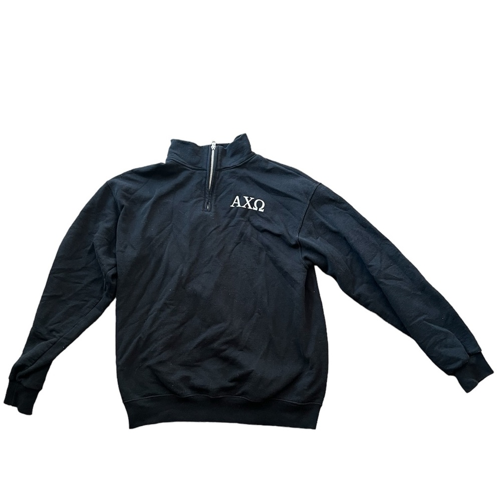 🤍SOLD🤍 Alpha Chi Omega Half Zip Sweatshirt